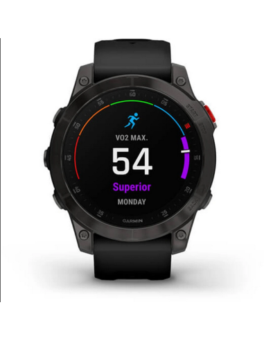 Ceas Garmin Epix Pro Sapphire Carbon Grey Titanium Black, 47mm