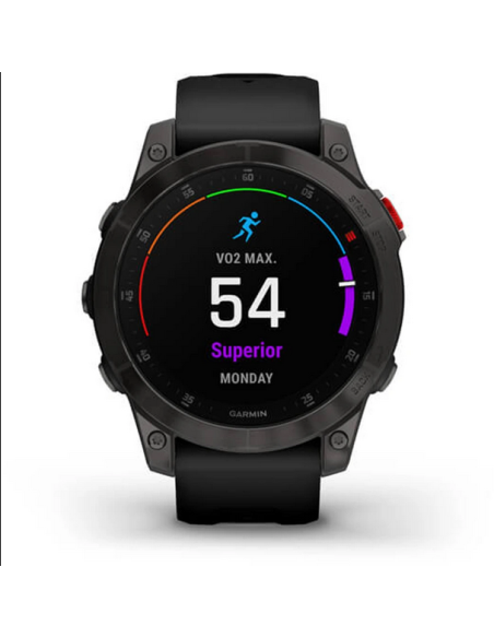 Ceas Garmin Epix Pro Sapphire Carbon Grey Titanium Black, 47mm