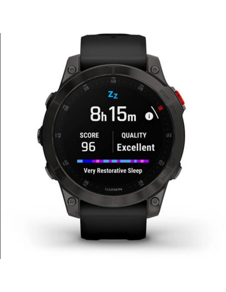 Ceas Garmin Epix Pro Sapphire Carbon Grey Titanium Black, 47mm
