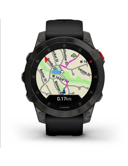 Ceas Garmin Epix Pro Sapphire Carbon Grey Titanium Black, 47mm