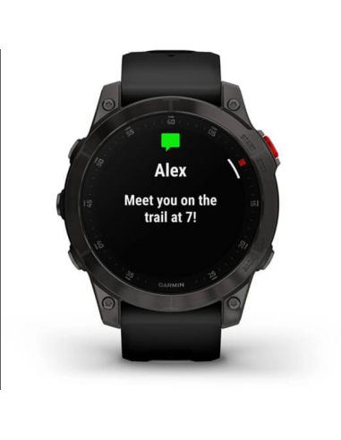 Ceas Garmin Epix Pro Sapphire Carbon Grey Titanium Black, 47mm