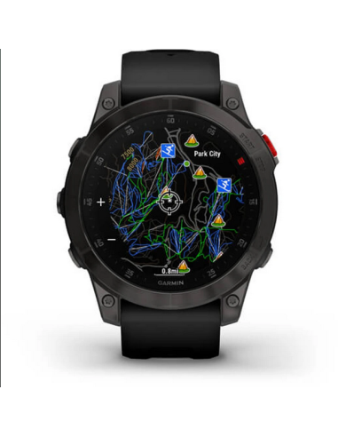 Ceas Garmin Epix Pro Sapphire Carbon Grey Titanium Black, 51mm