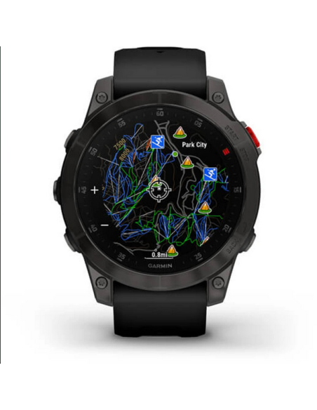 Ceas Garmin Epix Pro Sapphire Carbon Grey Titanium Black, 51mm