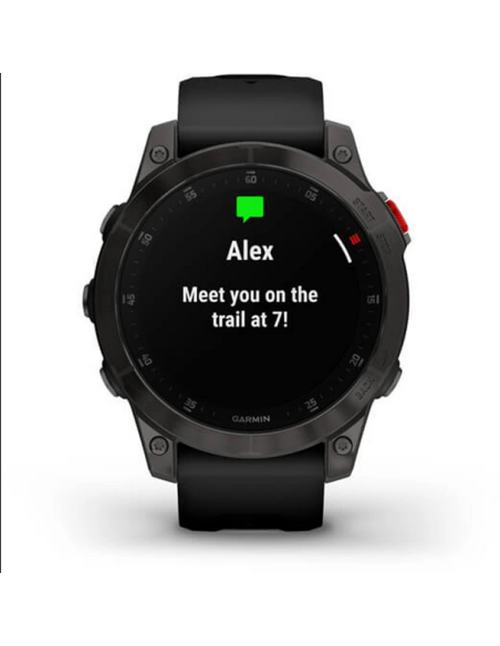 Ceas Garmin Epix Pro Sapphire Carbon Grey Titanium Black, 51mm