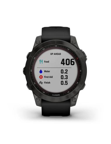 Ceas Garmin Fenix 7 Pro Sapphire Solar Titan DLC Carbon Gray/Black