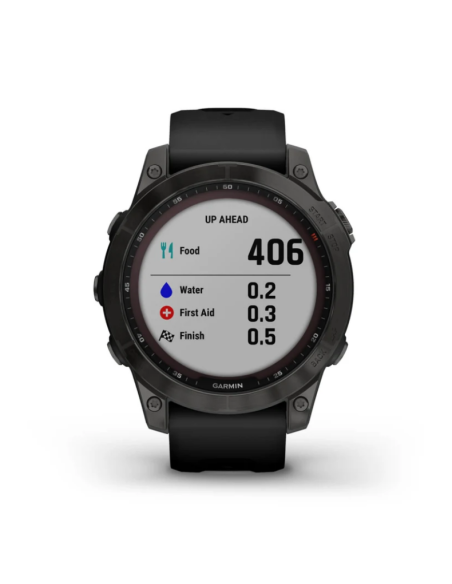 Ceas Garmin Fenix 7 Pro Sapphire Solar Titan DLC Carbon Gray/Black Ceas Garmin Fenix 7 Pro Sapphire Solar Titan DLC Carbon Gray/Black