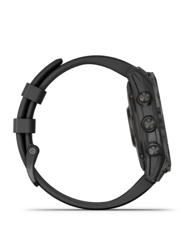 Ceas Garmin Fenix 7 Pro Sapphire Solar Titan DLC Carbon Gray/Black