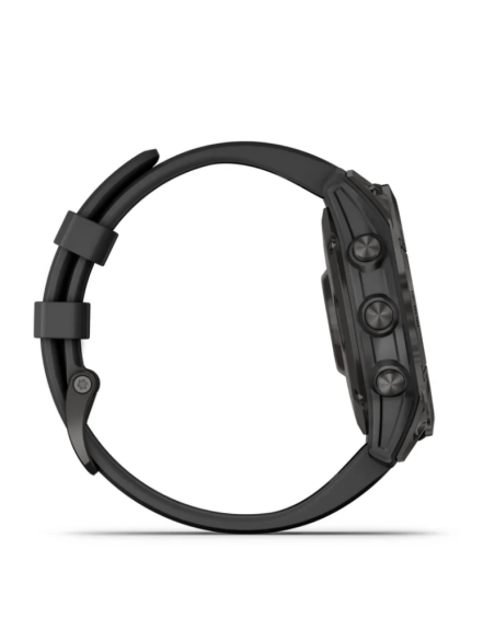 Ceas Garmin Fenix 7 Pro Sapphire Solar Titan DLC Carbon Gray/Black Ceas Garmin Fenix 7 Pro Sapphire Solar Titan DLC Carbon Gray/Black