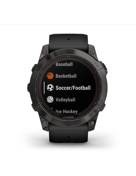 Ceas Garmin Fenix 7 Pro Sapphire Solar DLC Carbon Gray Tian/Black 51mm Ceas Garmin Fenix 7 Pro Sapphire Solar DLC Carbon Gray Tian/Black 51mm