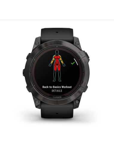 Ceas Garmin Fenix 7 Pro Sapphire Solar DLC Carbon Gray Tian/Black 51mm