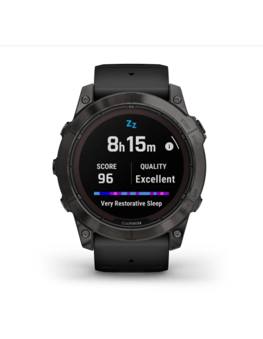 Ceas Garmin Fenix 7 Pro Sapphire Solar DLC Carbon Gray Tian/Black 51mm