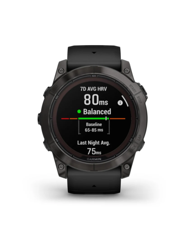Ceas Garmin Fenix 7 Pro Sapphire Solar DLC Carbon Gray Tian/Black 51mm