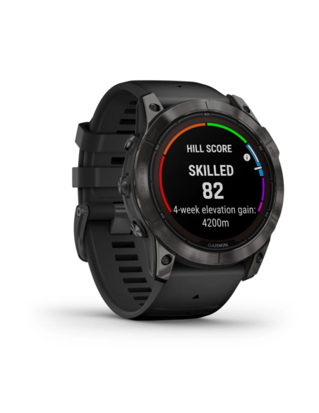 Ceas Garmin Fenix 7 Pro Sapphire Solar DLC Carbon Gray Tian/Black 51mm Ceas Garmin Fenix 7 Pro Sapphire Solar DLC Carbon Gray Tian/Black 51mm