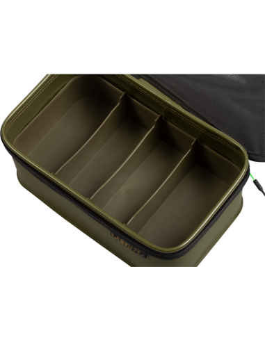 Borseta Semi-Rigida pentru Accesorii Korda Compac 150 Tackle Safe Edition + Tava Interna Rigida, 26x16x11cm