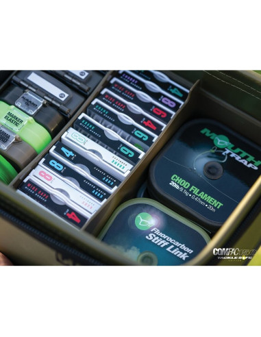 Borseta Semi-Rigida pentru Accesorii Korda Compac 150 Tackle Safe Edition + Tava Interna Rigida, 26x16x11cm