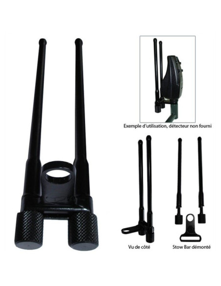 Snag Bar Korda Stow Bars, Black Snag Bar Korda Stow Bars, Black