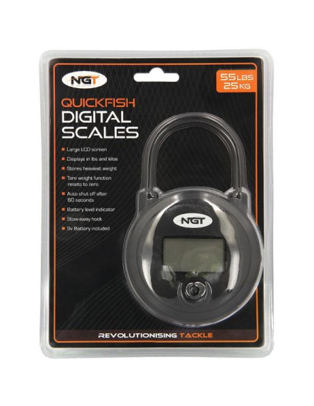 Cantar Digital NGT Quickfish 25 Kg/55lb Cantar Digital NGT Quickfish 25 Kg/55lb
