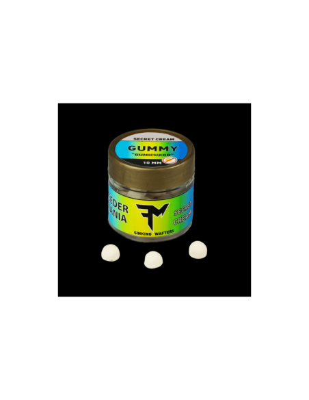 Wafters Feedermania Gummy Secret Cream, 10mm, 25g Wafters Feedermania Gummy Secret Cream, 10mm, 25g