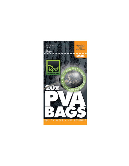 Pungi PVA Rod Hutchinson, 60x100mm, 20buc/plic