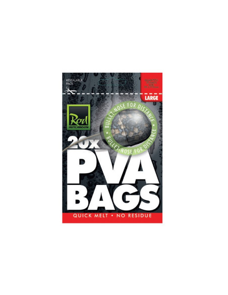 Pungi PVA Rod Hutchinson, 90x110mm, 20buc/plic Pungi PVA Rod Hutchinson, 90x110mm, 20buc/plic