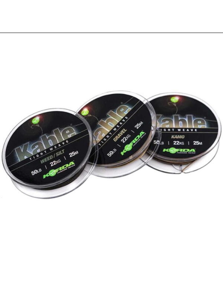Fir Leadcore Korda Kable Tight Weave, 50lbs, 7m Fir Leadcore Korda Kable Tight Weave, 50lbs, 7m
