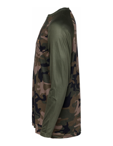 Bluza Prologic UV Long Sleeve, Camo Green