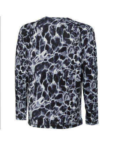 Bluza Savage Gear Night UV Long Sleeve, Black Waterprint