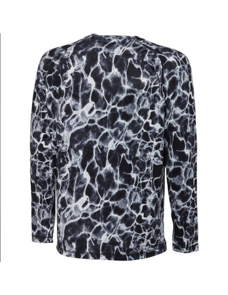 Bluza Savage Gear Night UV Long Sleeve, Black Waterprint Bluza Savage Gear Night UV Long Sleeve, Black Waterprint
