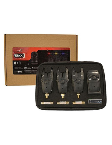 Set 3 avertizori + statie Carp Expert Max1, 3+1 Set 3 avertizori + statie Carp Expert Max1, 3+1