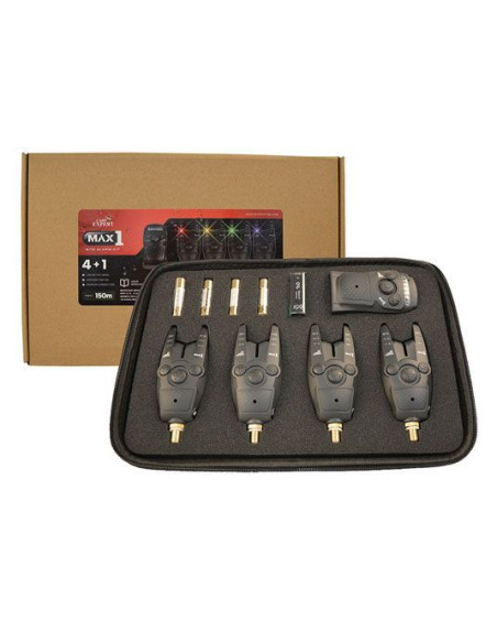 Set 4 avertizori + statie Carp Expert Max1, 4+1 Set 4 avertizori + statie Carp Expert Max1, 4+1