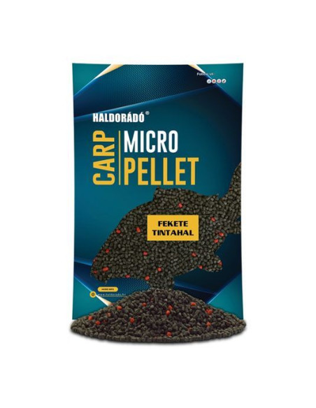 Pelete Haldorado Carp Micro, Black Squid, 3mm, 600g Pelete Haldorado Carp Micro, Black Squid, 3mm, 600g