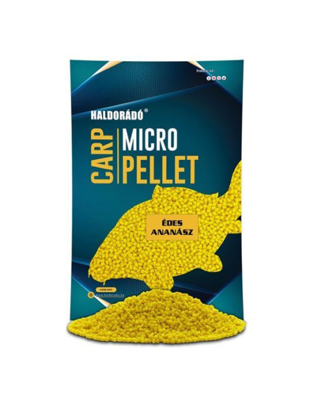 Pelete Haldorado Carp Micro, Ananas Dulce, 3mm, 600g Pelete Haldorado Carp Micro, Ananas Dulce, 3mm, 600g