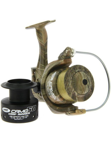 Mulineta NGT Camo 60 Carp Runner Reel Mulineta NGT Camo 60 Carp Runner Reel