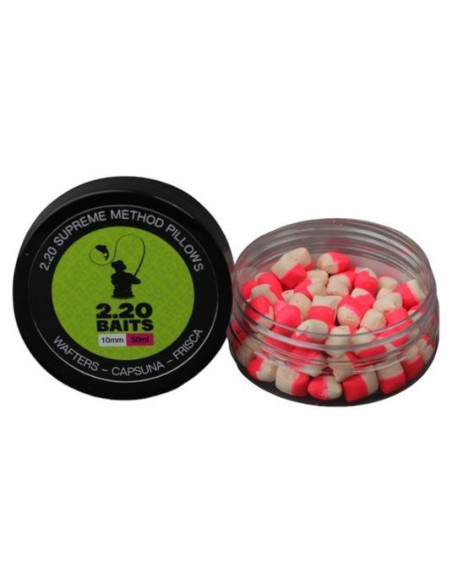 Wafters 2.20 Baits Supreme Method Pillows, Capsuna-Frisca, 10mm, 50ml Wafters 2.20 Baits Supreme Method Pillows, Capsuna-Frisca, 10mm, 50ml
