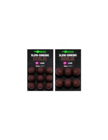 Boilies Artificial Korda Artificial Slow-Sinking Boilie, Link, 15mm, 9buc/plic