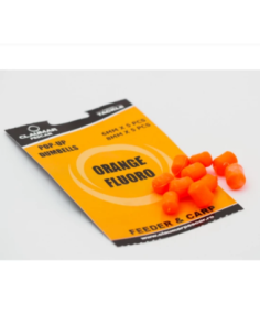Pop Up Dumbells Claumar, Portocaliu Fluo, 6-8mm, 10buc/plic