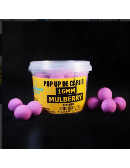 Pop Up Claumar, Mulberry Purple, 16mm, 35g Pop Up Claumar, Mulberry Purple, 16mm, 35g