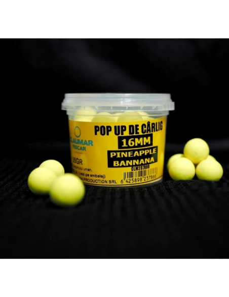 Pop Up Claumar, Pineapple / Banana Yellow, 16mm, 35g Pop Up Claumar, Pineapple / Banana Yellow, 16mm, 35g