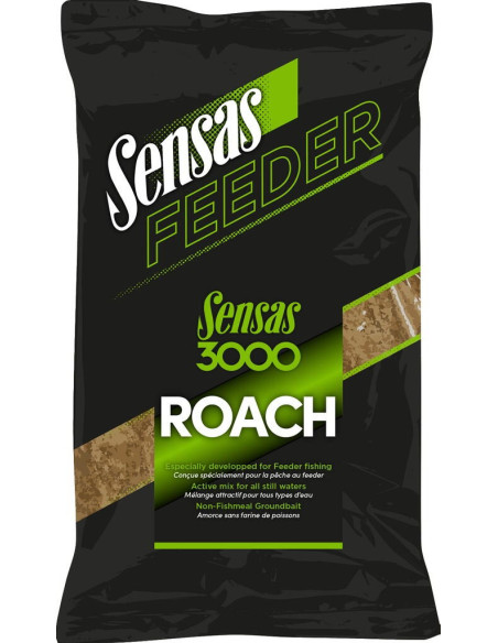 Groundbait Sensas Feeder 3000, Roach, 1kg Groundbait Sensas Feeder 3000, Roach, 1kg