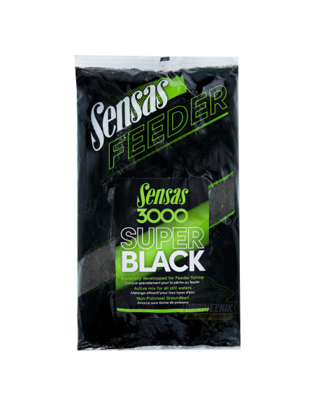 Groundbait Sensas Feeder 3000, Super Black, 1kg Groundbait Sensas Feeder 3000, Super Black, 1kg