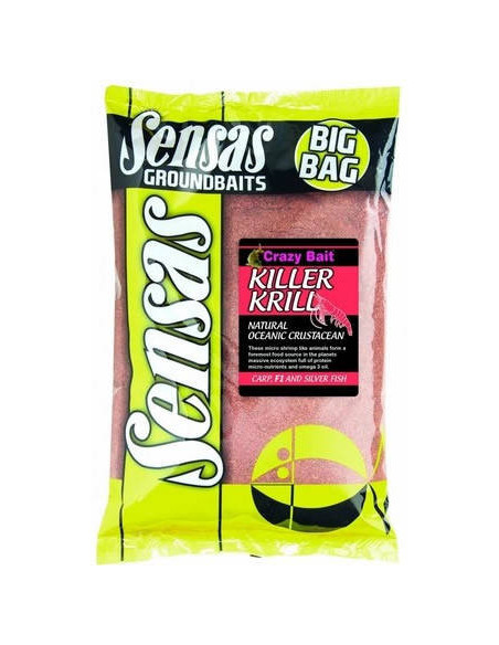 Groundbait Sensas Killer Krill, 2kg Groundbait Sensas Killer Krill, 2kg