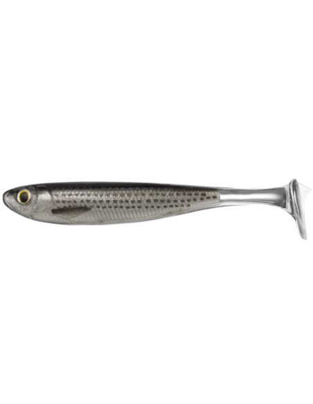 Shad Live Target Slow-Roll Mullet Paddle, Silver/Black, 10cm, 4buc/plic Shad Live Target Slow-Roll Mullet Paddle, Silver/Black, 10cm, 4buc/plic