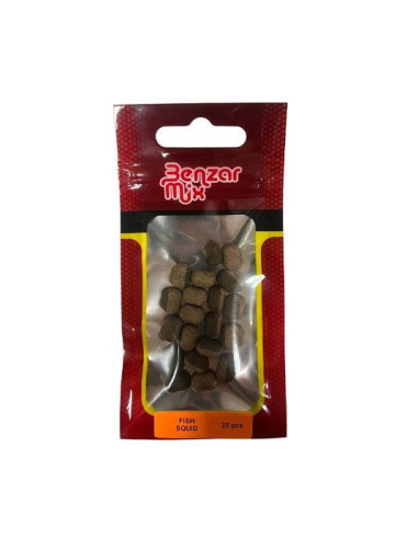 Wafters Benzar Mix Instant Dumbell, Fish Squid, 8mm, 20buc/plic