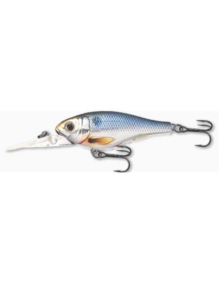 Vobler Liver Target Threadfin Crankbait, 201 Silver / Blue, 7.5cm, 14g Vobler Liver Target Threadfin Crankbait, 201 Silver / Blue, 7.5cm, 14g