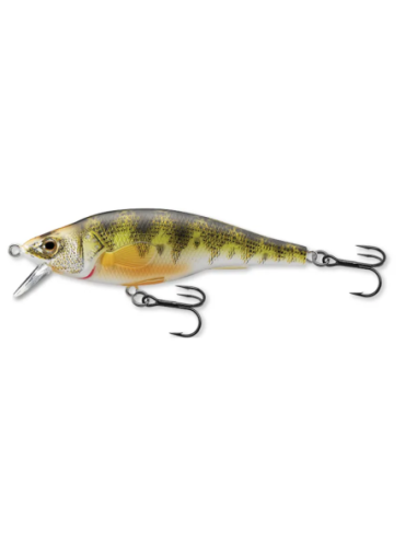 Vobler Live Target Yellow Perch Jerkbait, Shallow, Natural/Matte, 11.5cm, 35g