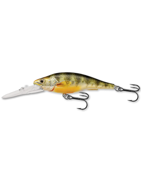 Vobler Live Target Yellow Perch Jerkbait, Diving, Metallic/Gloss, 7.3cm, 11g Vobler Live Target Yellow Perch Jerkbait, Diving, Metallic/Gloss, 7.3cm, 11g