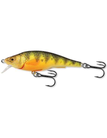 Vobler Live Target Yellow Perch Jerkbait, Shallow, Florescent/Matte, 7.3cm, 11g Vobler Live Target Yellow Perch Jerkbait, Shallow, Florescent/Matte, 7.3cm, 11g