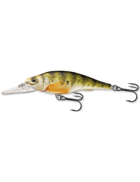 Vobler Live Target Yellow Perch Jerkbait, Medium, Natural/Matte, 9.8cm, 16g