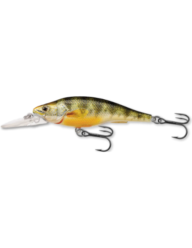 Vobler Live Target Yellow Perch Jerkbait, Medium, Metallic/Gloss, 9.8cm, 16g