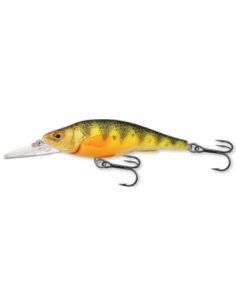 Vobler Live Target Yellow Perch Jerkbait, Medium, Florescent/Matte, 9.8cm, 16g
